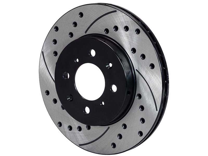 Wilwood 160-12838-BK SRP Drilled Brake Rotor, .68" Offset, BLK, RH 10.32 x .83 - 4 x 3.93
