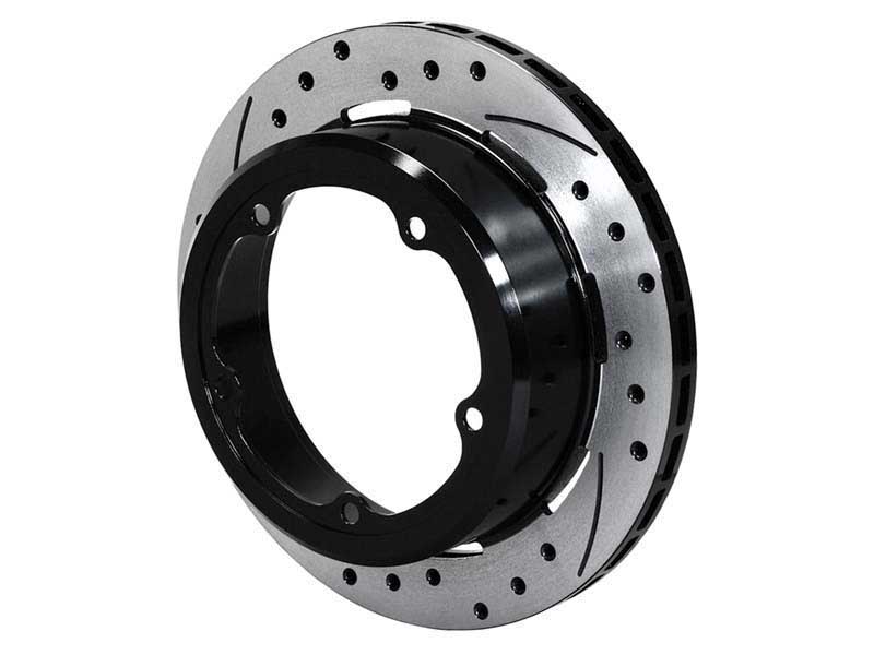 Wilwood 160-13954-BK SRP Drilled Brake Rotor, 1.91" Offset, BLK, RH 11.00 x .810 - 5x5.75", Floater