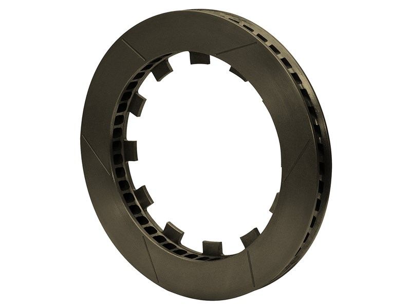 Wilwood 160-16534-B GT 48 Burnished Curved Vane Rotor, 12-Lug x 7.77 Snap Ring, 48 CV, GT, SPEC37