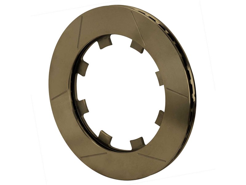 Wilwood 160-16923-B GT 40 Vented Rotor, 8 Lug x 7.18 Snap Ring, 40 VANE, Slotted, Burnished