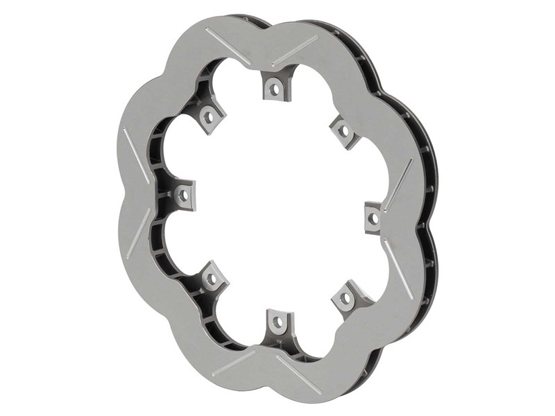 Wilwood 160-17781 11.75" Super Alloy Scalloped 32-Vane Slotted Rotor, 8 x 7.00