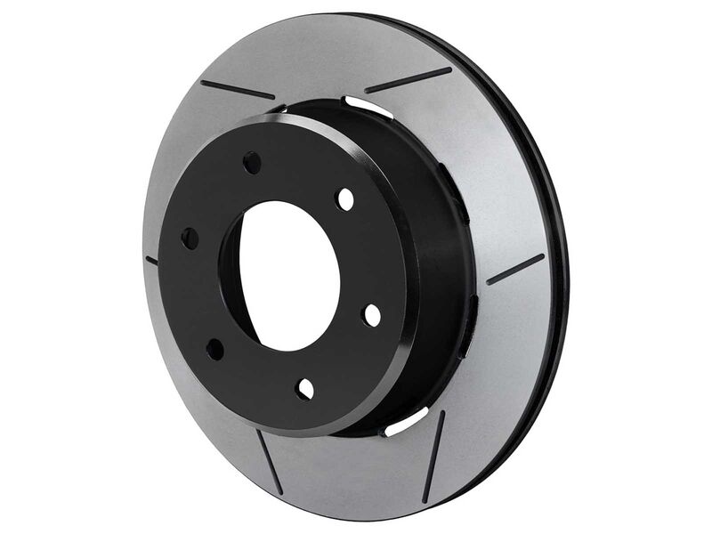 Wilwood 160-18167-GTB Rotor-1.91" Offset - GT Grooved Black, 12.19 x .810 - 6 Lug