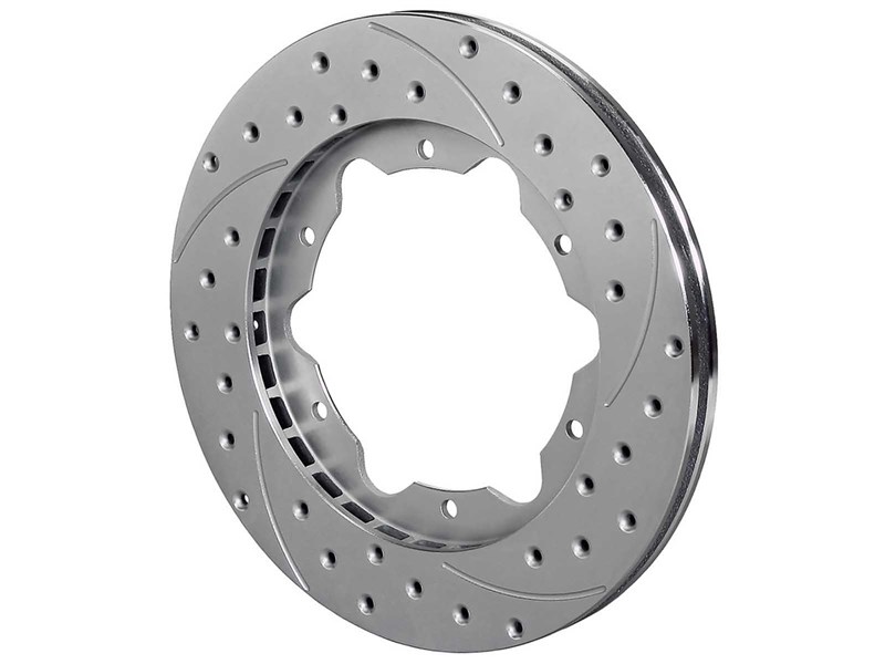 Wilwood 160-7099 SRP Drilled Brake Rotor, Ultralite UL30 Iron, Zinc, RH 11.00 x .810 - 6 on 6.25"