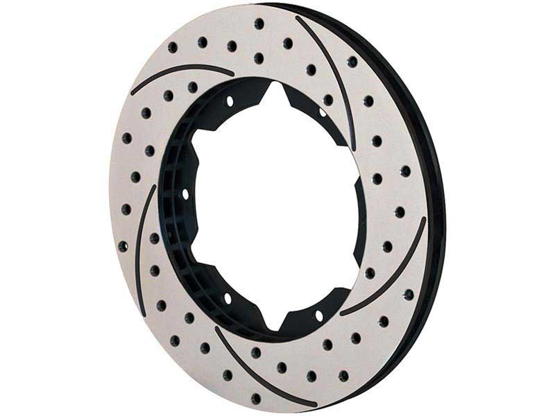 Wilwood 160-7100 SRP Drilled Brake Rotor, Ultralite UL30 Iron, Zinc, LH 11.00 x .810 - 6 on 6.25"