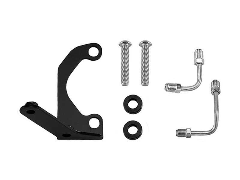 Wilwood 220-13189 Tandem Master Cylinder to Proportioning Valve L/H Bracket & Line Kit