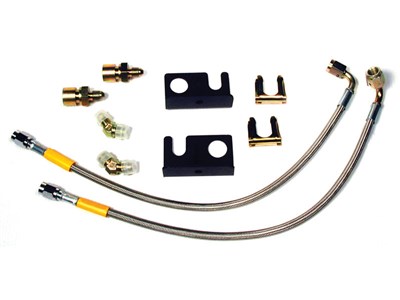 Wilwood 220-13912 Flexline Front Stainless Brake Line Kit for 2015-2019 Mustang With Wilwood Brakes