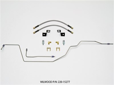 Wilwood 220-15277 Rear Stainless Brake Lines for 2012-2014 Ford F150 W/Wilwood Brake Kit