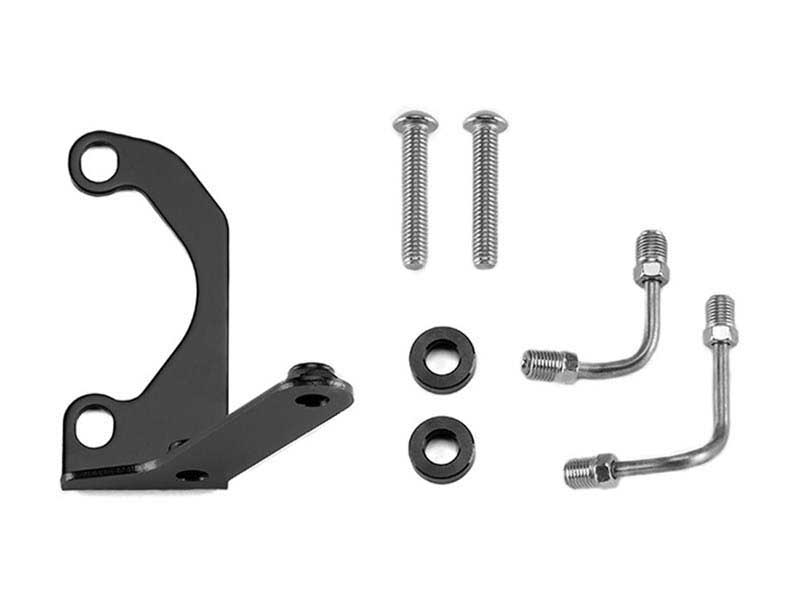 Wilwood 220-15679 Tandem Master Cylinder to Proportioning Valve R/H Bracket & Line Kit