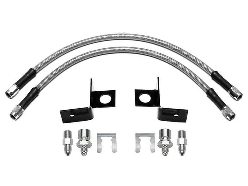 Wilwood 220-17925 Flexline Brake Line Kit, 16 inch, -3, M15-1.0 IF, 1/8 NPT