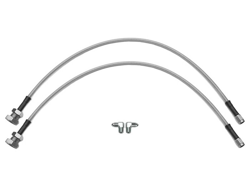 Wilwood 220-18356 Flexline Brake Line Kit, 24" w/ 90 deg, 1/8-27--3/8-24, 5/8-26 Bulkhead