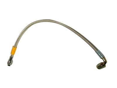 Wilwood 220-6411 14" OAL Flexline -3 Hose to -3 Female with 90 Degree End