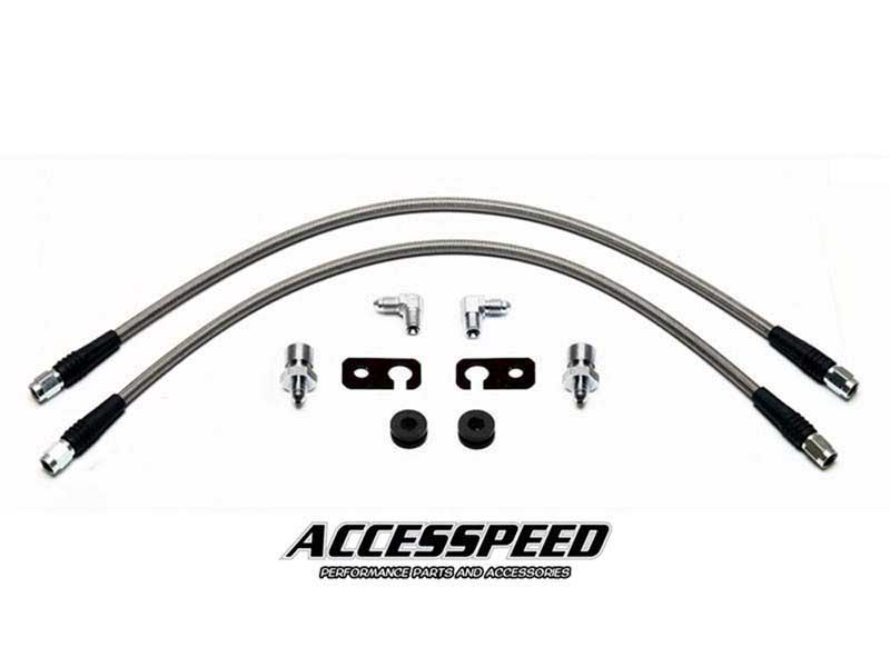 Wilwood 220-8517 Flexline Brake Line Kit, 88-96 Corvette w/ OEM Rear Caliper