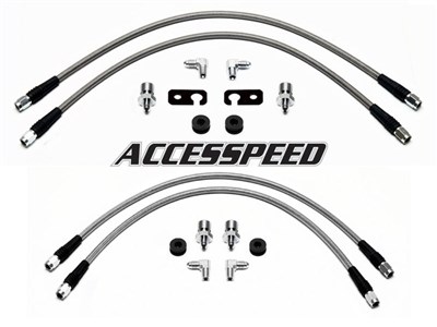 Wilwood Extended Brake Line Upgrade Front & Rear Combo For Ford Trucks & SUVs With up to 6" Lift Ki