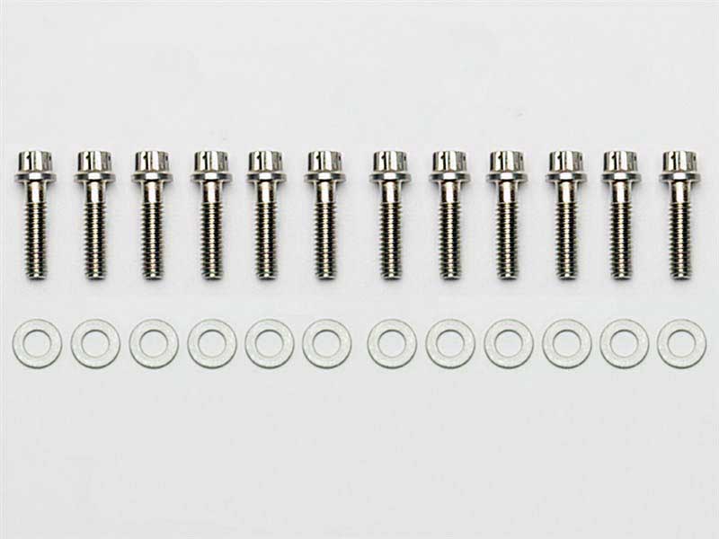 Wilwood 230-4572 Rotor Bolt Kit, Front, Fixed Rotors,12 Pt. Stainless