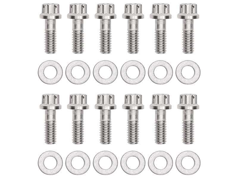 Wilwood 230-8217 Bolt Kit, Hat/Rotor,1/4-28x.75 12 Pt,Stainless