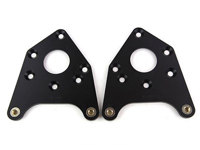 Wilwood 249-4302/03 Caliper Brackets (2), MD Front, 65-69 Mustang