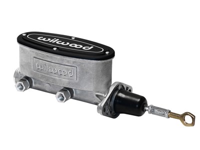 Wilwood 260-12900 Tandem Aluminum Master Cylinder With Pushrod, 7/8" Bore, 1965-1972 Mustang