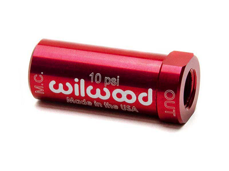 Wilwood 260-13707 Red Newer Style 10-psi Residual Pressure Valve