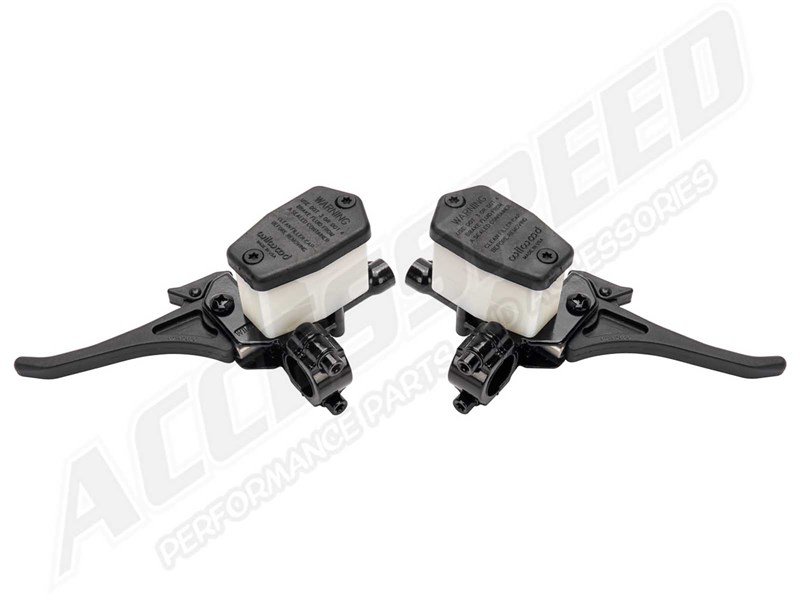 Wilwood 260-14347 & 260-16639 Left & Right Handlebar 5/8" Bore Master Cylinder Combo Removable Clamp