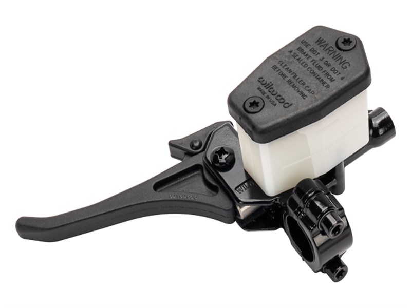 Wilwood 260-14347 Handlebar Master Cylinder w/Removable Clamp, 5/8-in Offset, Left-Hand,
