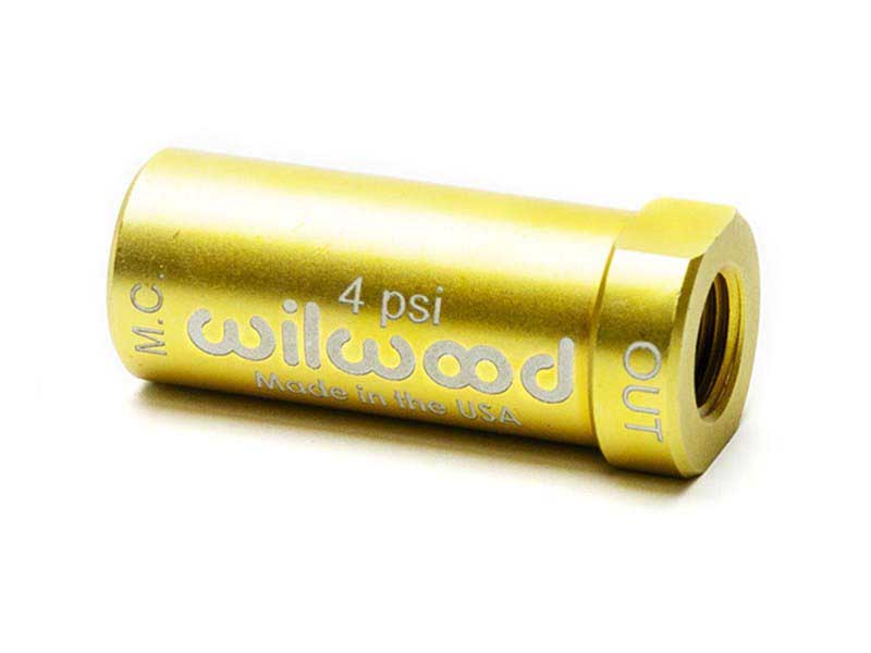Wilwood 260-15365 Gold Newer Style 4-psi Residual Pressure Valve
