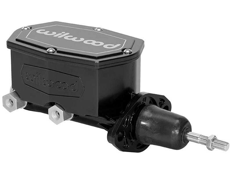 Wilwood 260-16520-BK Tandem Compact Master Cylinder, 7/8" Bore,Black, Corvette C2 W/ Pushrod