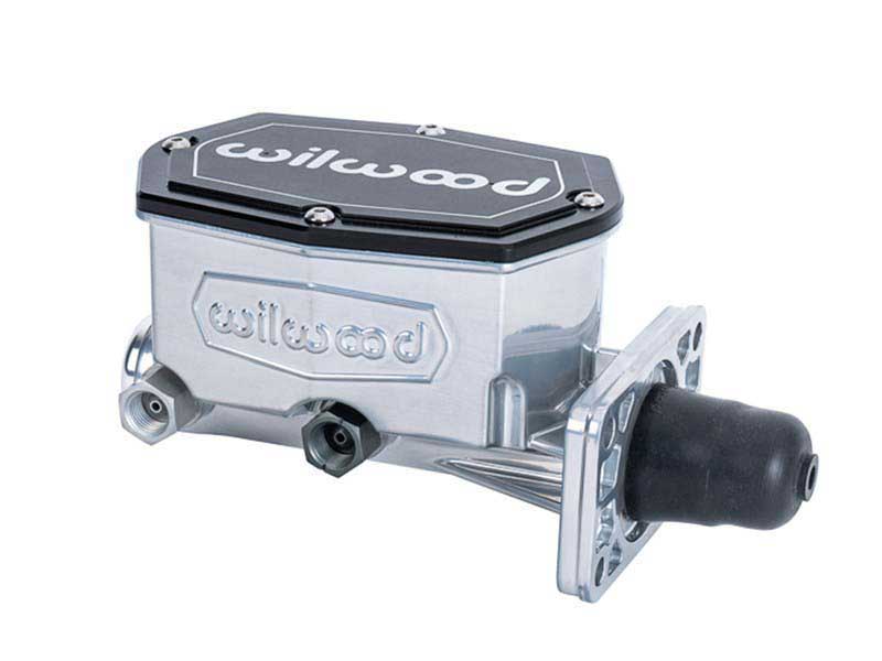 Wilwood 260-16792-P Tandem Compact Master Cylinder, 1" Bore,Chrome Pwd Ct-Mopar 4-Bolt