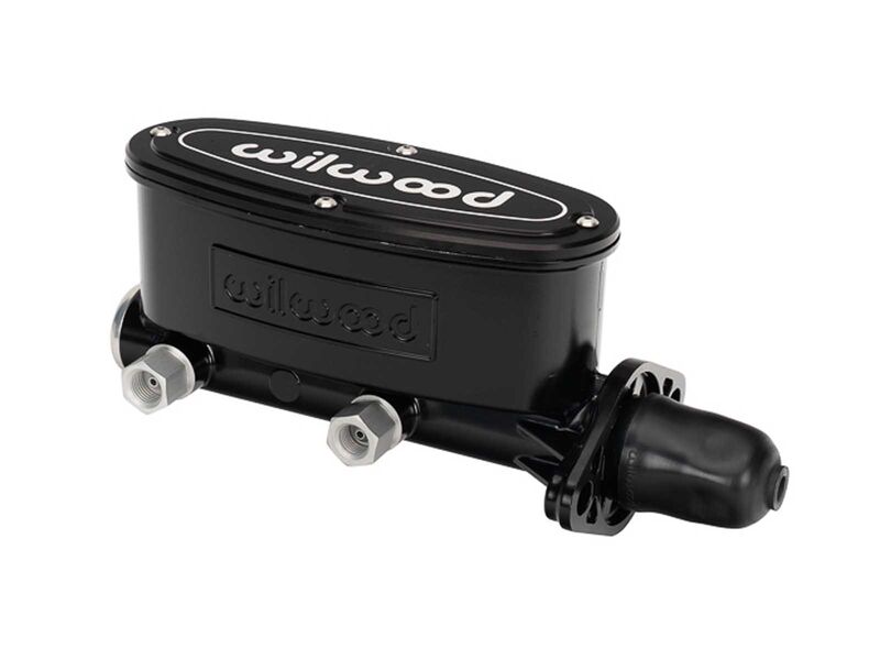 Wilwood 260-18184-BK High Volume Tandem Master Cylinder - 15/16" Bore, Black-w/o Pushrod