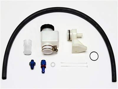 Wilwood 260-8742 Master Cylinder Reservoir Kit, Compact Remote M/C w/ Fittings,10.7 oz. Res.