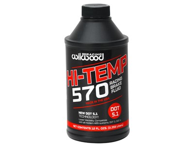 Wilwood 290-0632 Hi-Temp 570-Degree High Performance Brake Fluid - 12-oz
