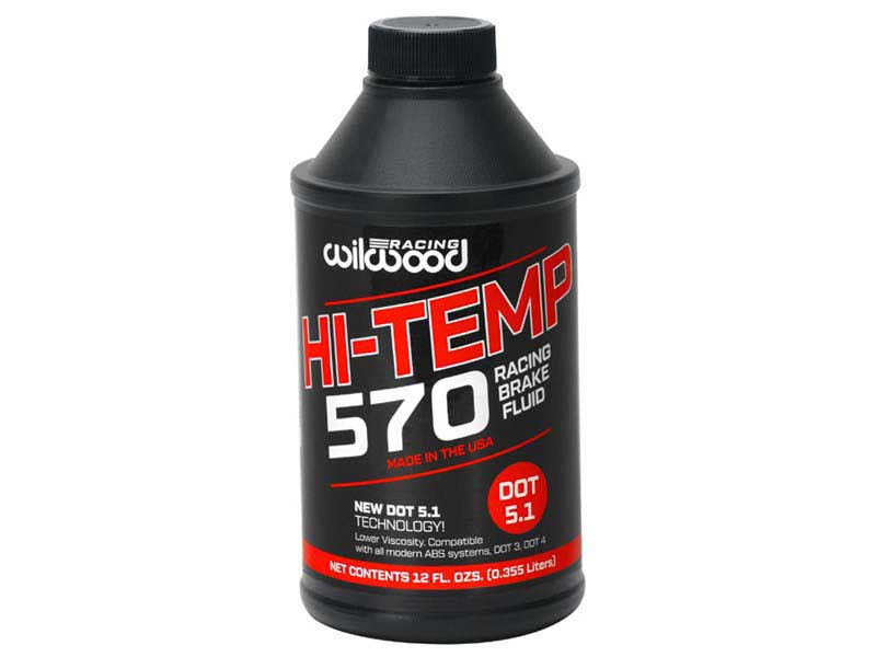 Wilwood 290-0632 Hi-Temp 570-Degree High Performance Brake Fluid - 12-oz