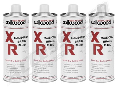 Wilwood 290-16354 XR Racing Brake Fluid, 4 Pack-500 ml Bottles