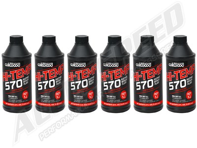 Wilwood 290-2210 570 High Performance Brake Fluid, 6 Pack 12 oz Bottles