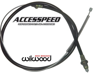 Wilwood 330-15137 Parking Brake Cable Kit 2015-Up Ford Mustang W/MC4 Rear Brake Kit