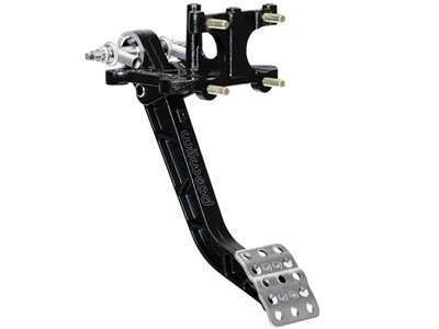 Wilwood 340-15076 Reverse Swing Mount Tru-Bar Aluminum 5.1:1 Ratio Brake Pedal Assembly