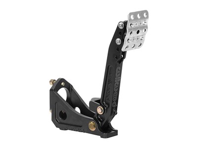 Wilwood 340-16378 Adjustable 5.25-6:1 Ratio Floor Mount Single Brake/Clutch Pedal