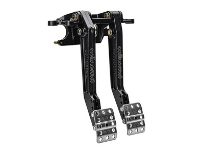 Wilwood 340-16384 Adjustable Swing Mount Tandem Brake and Clutch Pedal with 6.25-7:1 Ratios
