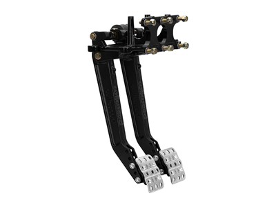 Wilwood 340-16385 Adjustable Reverse Swing Mount Brake and Clutch Pedal with 5.5-6.25:1 Ratios