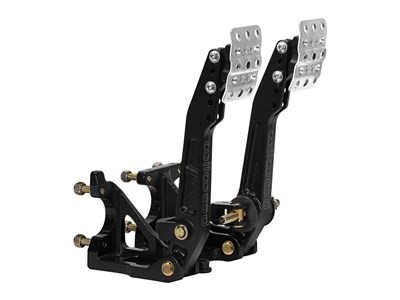 Wilwood 340-16606 Adjustable 4.75-5.75 Ratio Floor Mount Brake & Clutch Pedals