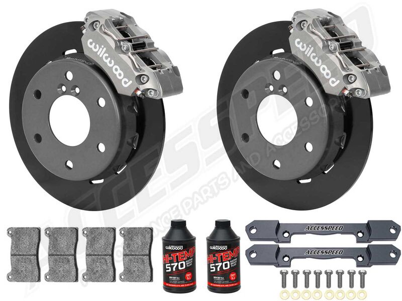 Wilwood Front Race Big Brake Kit Combo With Brake Lines & Fluid for 2024+ Can-Am Maverick X3 6-Lug