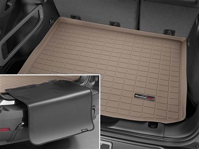 WeatherTech 411091SK Tan Cargo Liner W/Bumper Cover Behind 2nd Row 2018+ Expedition Max Navigator
