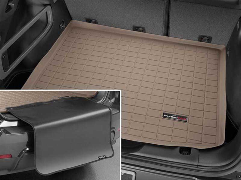 WeatherTech 411091SK Tan Cargo Liner W/Bumper Cover Behind 2nd Row 2018+ Expedition Max Navigator