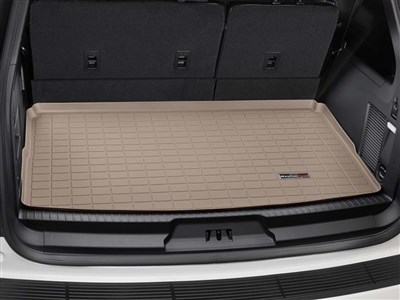 WeatherTech 411092 Tan Cargo Liner Behind 3rd Row Seats for 2018+ Expedition Max & Navigator L