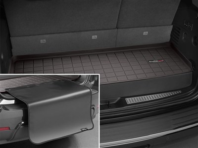 WeatherTech 431092SK Cocoa Cargo Liner W/Bumper Cover Behind 3rd Row 2018+ Expedition Max Navigator