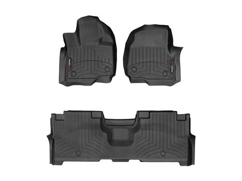 WeatherTech 441295-1-2 Black 1st & 2nd (Bench) FloorLiners 2018-2020 Expedition & 2018-up Navigator