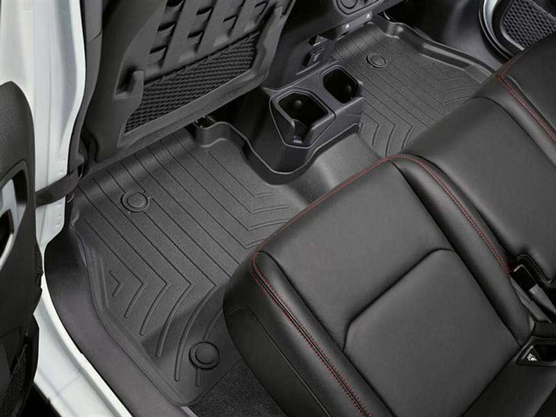 WeatherTech 4413134 FloorLiner Black Rear Floor Mats For 2020+ Jeep Gladiator