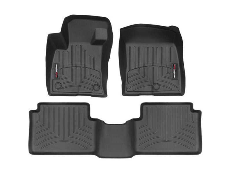 WeatherTech 4416531V-4416422 FloorLiner Black Front & Rear Floor Mats For 2021+ Ford Bronco Sport