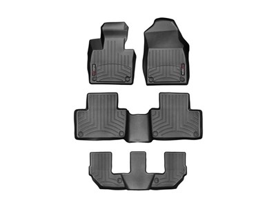 WeatherTech 441665-1-2-4412953 Black 1st, 2nd Bench & 3rd FloorLiners, 2021-up Ford Expedition Max