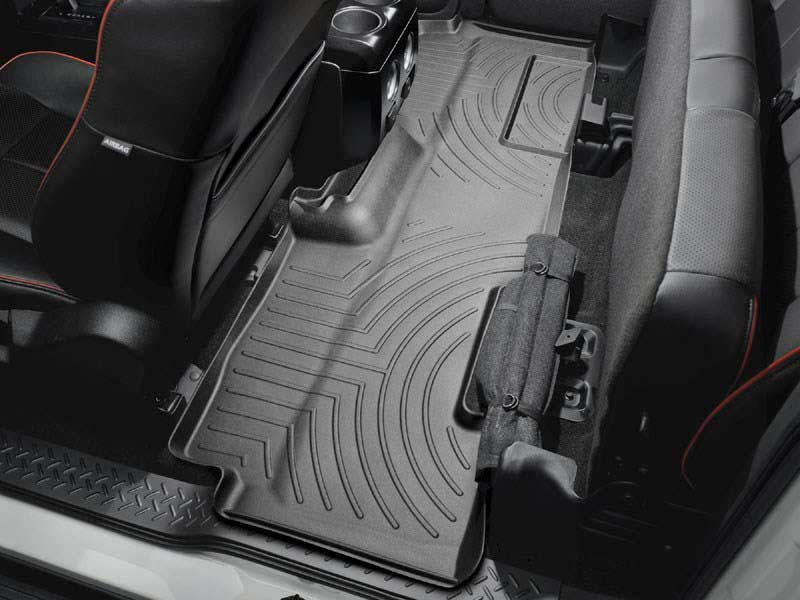 WeatherTech 441792 Black Rear FloorLiner Floor Mats 2009-2014 Ford F-150 SuperCab