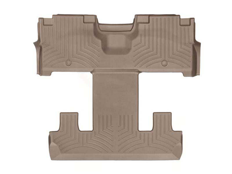 WeatherTech 4516654 Tan 2nd Row Bucket & 3rd Row FloorLiner For 2021-up Ford Expedition